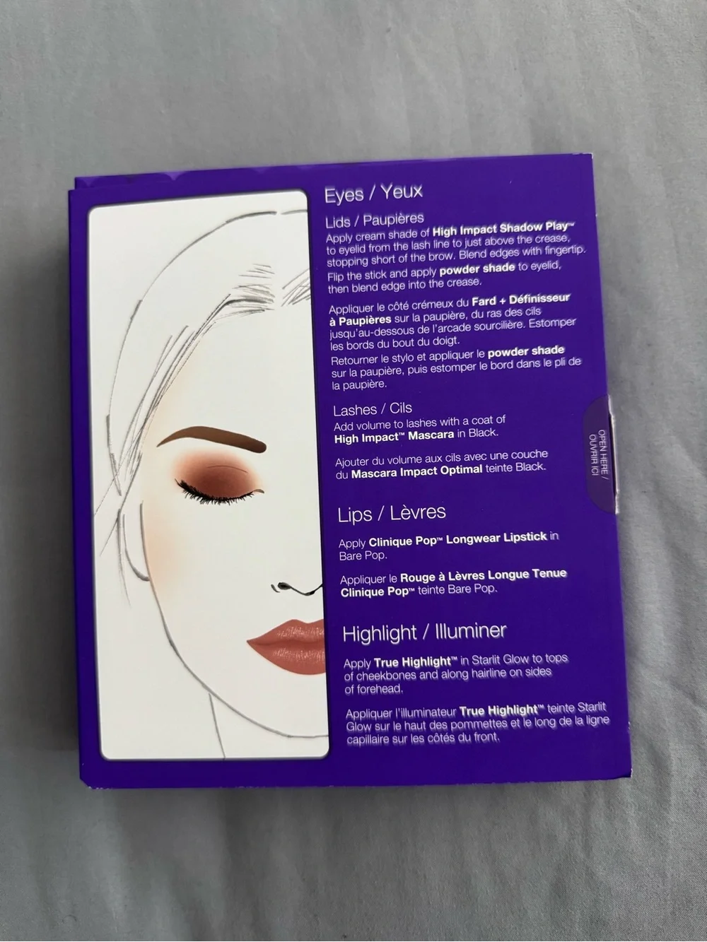 Clinique Makeup Trio - Peach, Pink & Bronze Shades